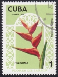 Stamps Cuba -  Heliconia