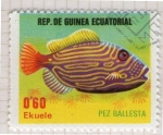 Sellos de Africa - Guinea Ecuatorial -  74  Pez ballesta