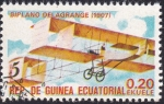 Stamps Equatorial Guinea -  Biplano Delagrange