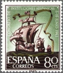 Sellos de Europa - Espa�a -  ESPAÑA 1963 1514 Sello Nuevo Congreso Instituciones Hispánicas Yv1177
