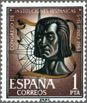 Stamps Spain -  ESPAÑA 1963 1515 Sello Nuevo Congreso Instituciones Hispánicas Yv1178