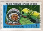 Sellos del Mundo : Africa : Guinea_Ecuatorial :  106  20 años programa espacial soviético