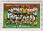 Stamps : Africa : Equatorial_Guinea :  116  Selección Nacional Argentina