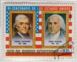 Stamps : Africa : Equatorial_Guinea :  124  Bi-Centenario de los EEUU