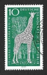 Sellos de Europa - Alemania -  759 - X Aniversario del Zoo de Berlín (DDR)