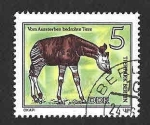Stamps Germany -  2113 - Okapi (DDR)