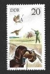 Stamps Germany -  1860 - Caza en Alemania del Este (DDR)