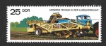 Stamps Germany -  1831 - Agricultura Moderna Motorizada (DDR)