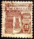Stamps Spain -  ESPAÑA 1944  Milenario de Castilla