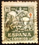 Stamps Spain -  ESPAÑA 1945  Pro Tuberculosos