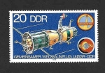 Sellos de Europa - Alemania -  1944 - Vuelo Espacial Germano-Soviético (DDR)
