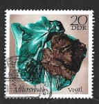 Stamps Germany -  1356 - Minerales de DDR