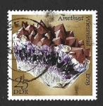 Stamps Germany -  1357 - Minerales de DDR