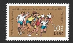 Stamps Germany -  B183 - VI Juegos Espartaquistas Infantiles y Juveniles (DDR)