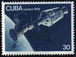 Sellos de America - Cuba -  Dia de la Cosmonautica URSS