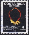 Stamps Costa Rica -  V Centenario del Descubrimiento de América