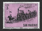 Sellos de Europa - San Marino -  596 - Locomotora