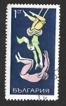 Stamps Bulgaria -  1819 - Artistas de Circo