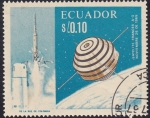 Stamps Ecuador -  Satélite francés A-I