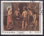 Stamps : America : Panama :  Velázquez-La Fragua de Vulcano
