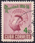 Stamps : America : Cuba :  Navidad 1955-1956