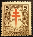 Stamps Spain -  ESPAÑA 1947 Pro Tuberculosos
