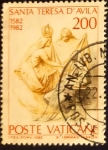 Stamps : Europe : Vatican_City :  Santa Teresa de Avila