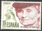 Stamps Spain -  2574 - Centº de Helen Keller