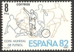 Stamps Spain -  2570 - Mundial de fútbol, España 82