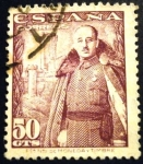 Stamps Spain -  ESPAÑA 1948-1954  General Franco y Castillo de la Mota