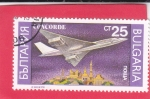 Stamps Bulgaria -  avión Concorde