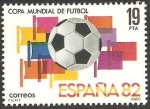Stamps : Europe : Spain :  2571 - Mundial de fútbol, España 82