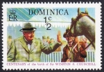 Stamps : America : Dominica :  Centenario del nacimiento de Churchill