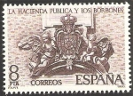 Stamps Spain -  2573 - La Hacienda Pública y los Borbones, Escudo de Armas de la Casa de la Aduana de Madrid
