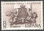 Sellos de Europa - Espaa -  2573 - La Hacienda Pública y los Borbones, Escudo de Armas de la Casa de la Aduana de Madrid