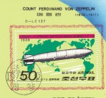 Sellos de Asia - Corea del norte -  Conde Ferdinand Von Zeppelin