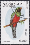 Stamps : America : Nicaragua :  Trogon massena