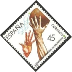 Stamps Spain -  2851 - X Campeonato mundial de baloncesto