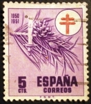 Stamps Spain -  ESPAÑA 1950  Pro Tuberculosos 