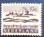 Stamps : Europe : Netherlands :  Trabajos en el Delta