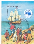Stamps : America : Nicaragua :  AUSIPEX 84