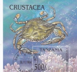 Stamps Tanzania -  CRUSTACEO