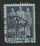 Stamps Switzerland -  358 - Estatua de los 3 Confederados, en el Parlamento de Berna