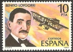 Stamps : Europe : Spain :  2596 - Pionero de la aviación, Benito Loygorri