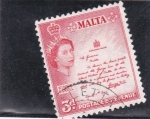 Stamps : Europe : Malta :  iSABEL II
