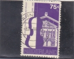 Stamps Netherlands -  Sala de conciertos, 100 años de orquesta Concertgebouw 1888-1988