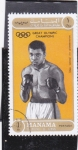 Stamps Bahrain -  MUHAMMAD ALI-boxeador