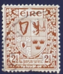 Stamps : Europe : Ireland :  Escudo de armas