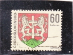 Sellos de Europa - Checoslovaquia -  ESCUDO- LEVOCA