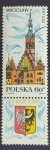 Sellos de Europa - Polonia -  Arquitectura